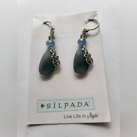 SILPADA EARRINGS 🌸 NEW NEVER WORN - Picture 2 of 4